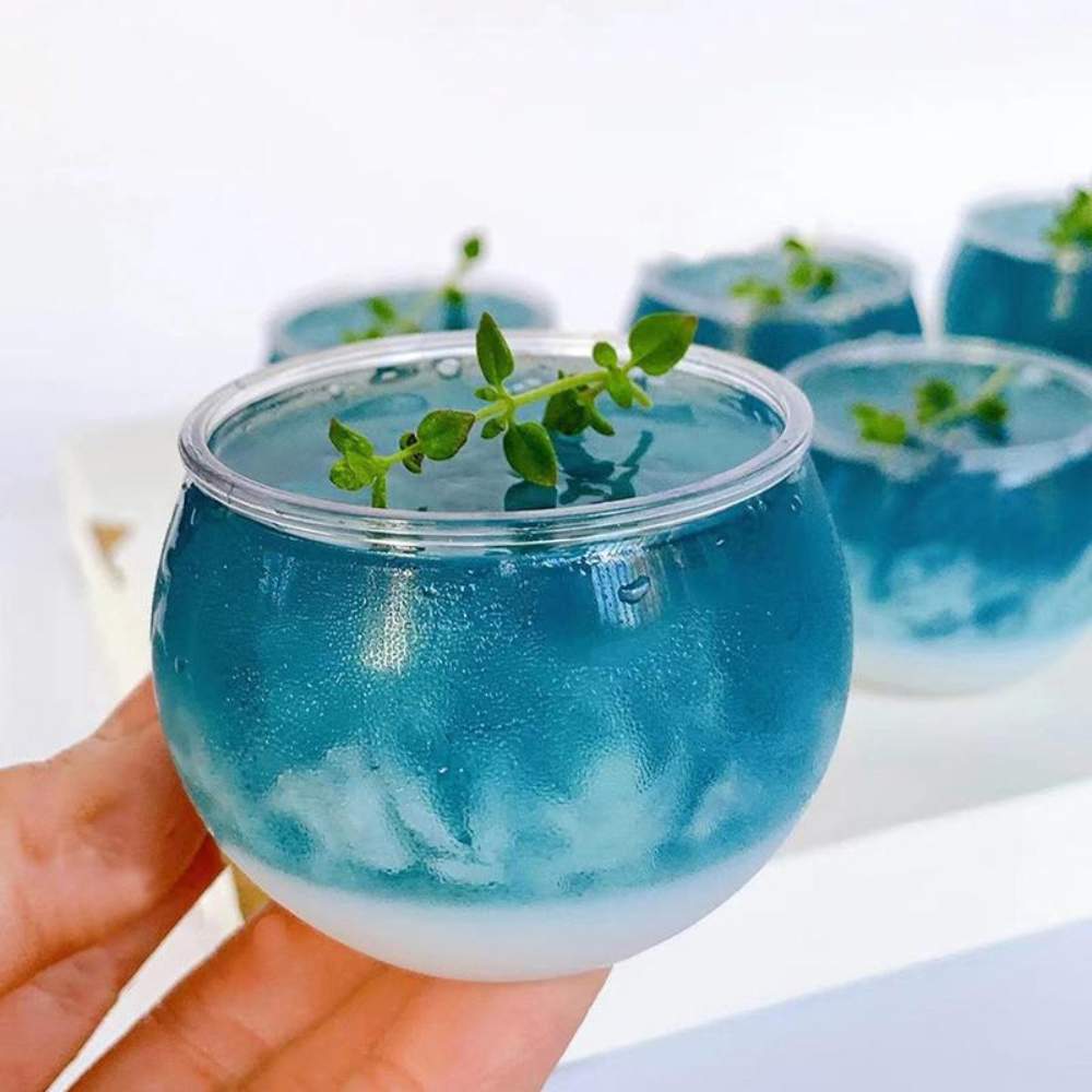 Набор стаканов десертных 75 мл, 10 шт, многоразовые, пластиковые,прочные курглые, для фуршетов креманка для десертов,прозрачная Каменец-Подольский - изображение 6