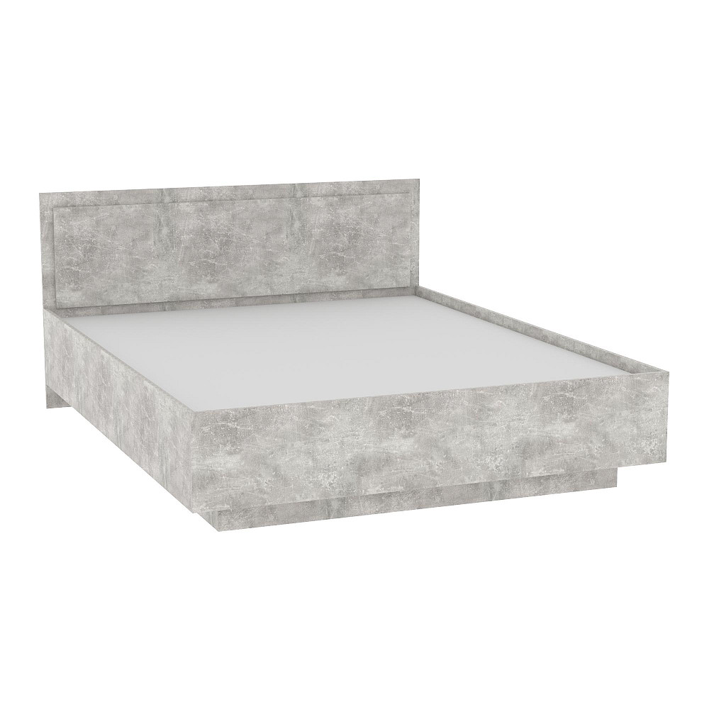 Кровать Кристалл №2 двуспальная, Бетон, 2035х1632х850 Львов - изображение 1