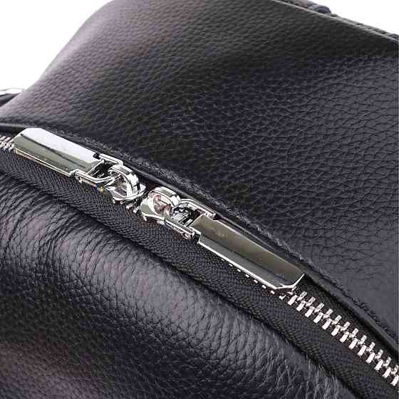 Женский рюкзак из натуральной кожи Vintage 23055 Черный Киев