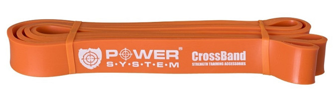 Еспандер-петля (гумка для фітнесу і кроссфіту) Power System PS-4052 CrossFit Level 2 Orange (опір 10 Кам'янське - фото 2