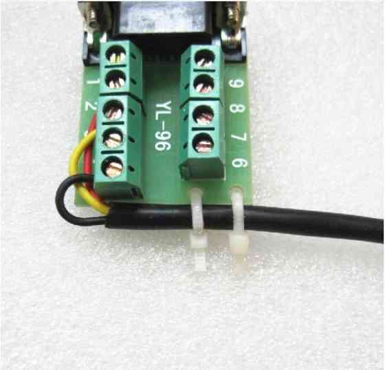 Перехідник RS232 DB9 COM-порт мама гніздо на клеммники 9pin адаптер для підключення проводів Київ