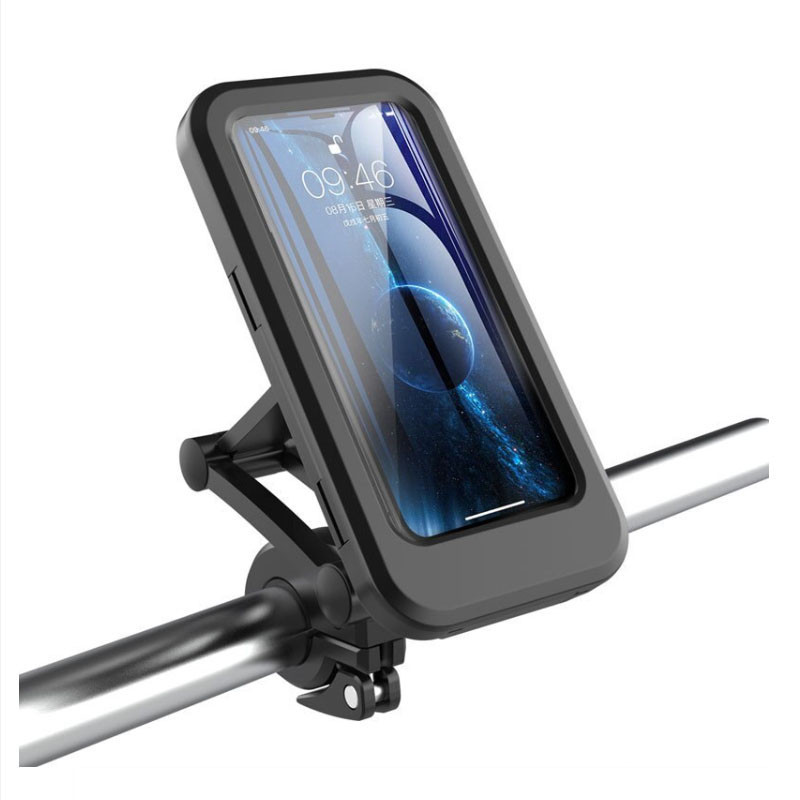 Водонепроницаемый мотоциклетный велосипедный держатель для телефона Feel Fit черный Бровары - изображение 3