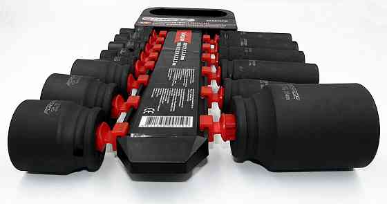 Набір ударних головок комбінований 14пр.,1/2''(короткі:10,12-15,27,30,32мм,глибокі:17,19,21,22,24,36мм),на Одесса