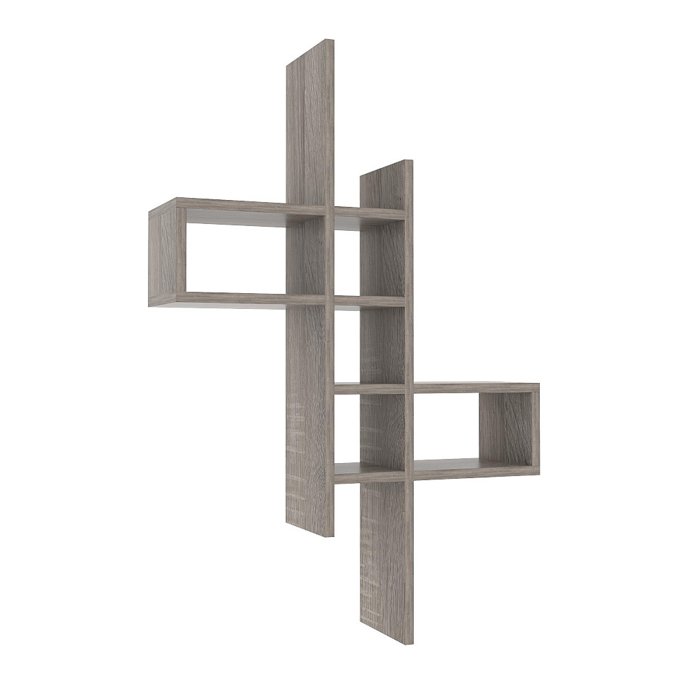 Полка навесная П-2, Дуб Сонома Трюфель, 630/180/960 Львов - изображение 1