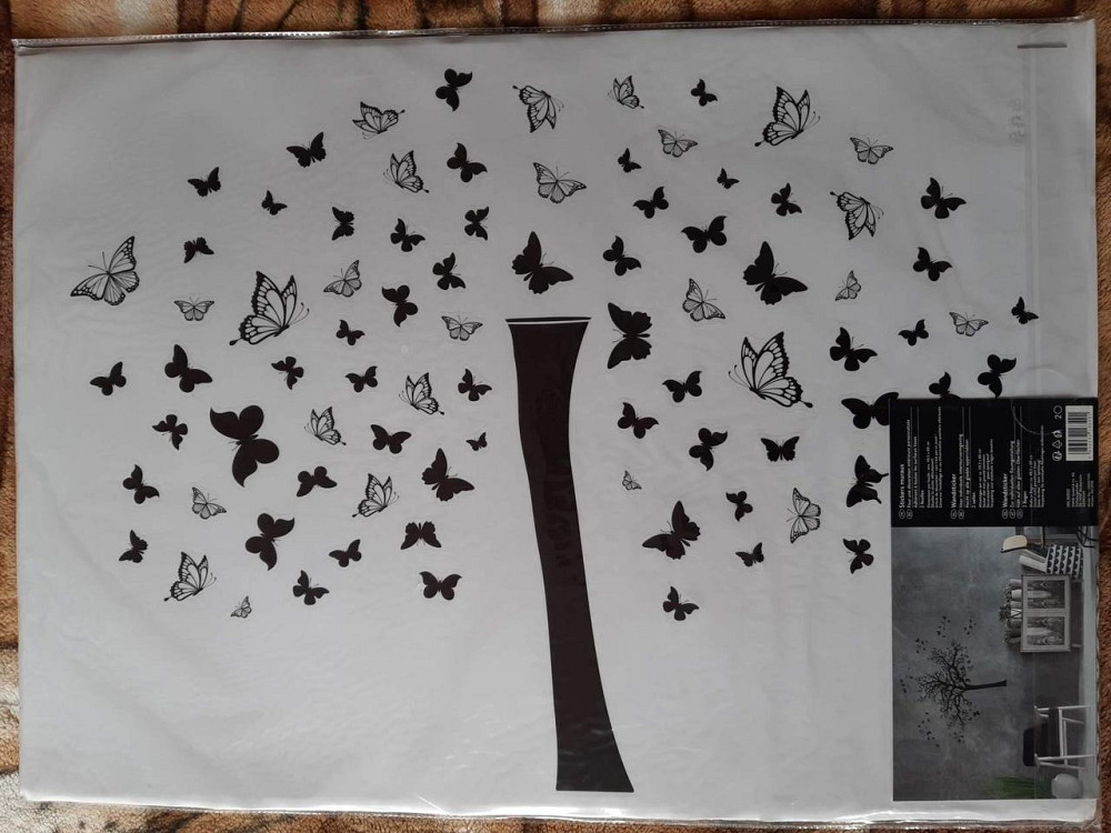 Виниловая наклейка дерево Melinera - размер листа 69*49,5см Киев - изображение 2