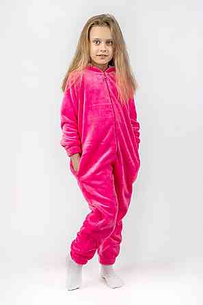 Дитяча піжама-кигурумі дитячий і підлітковий Єдиноріг, рожевий, домашня піжама топ Київ
