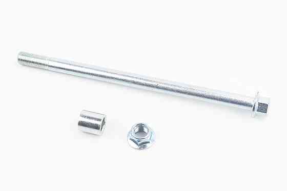 Вісь колеса переднього (під алюм. диск) d12mm; L210mm + втулка, гайка Київ