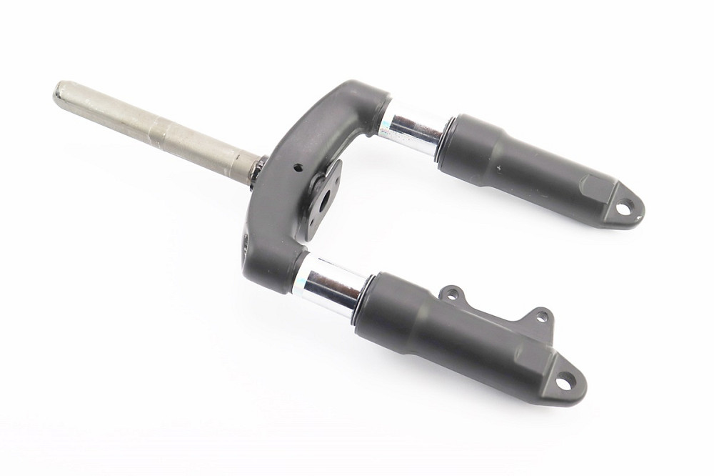 Вилка 10" амортизаційна, під Disk-brake, чорна Т4 (електросамокат) Киев - изображение 1