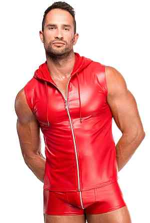Мужской жилет с капюшоном Noir Handmade H096 Ignite hooded vest M Sex Aura Киев
