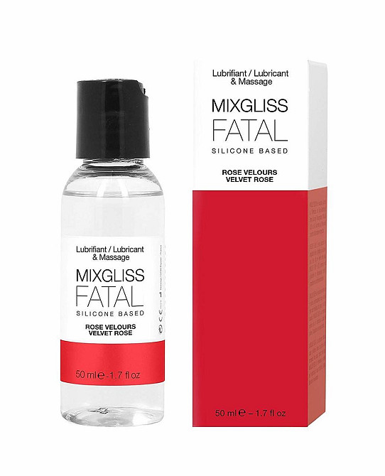 Лубрикант на силиконовой основе MixGliss FATAL - VALVET ROSE (50 мл) с ароматом бархатной розы Sex Aura Киев - изображение 2