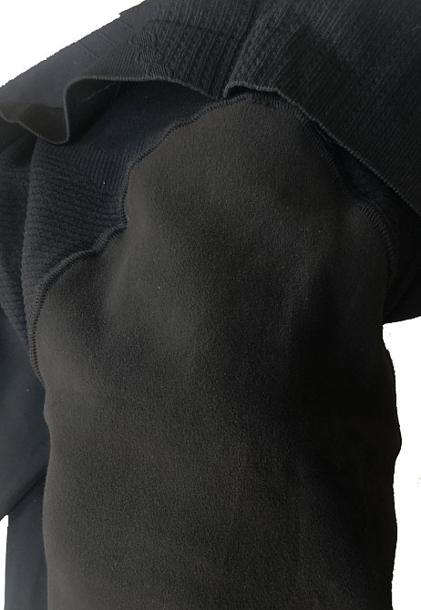 Колготки жіночі 6800D на флісі Чорний S-L Харків - фото 5