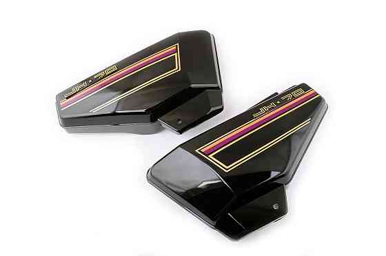 Пластик мотоцикл Альфа бічна пара на бардачок (чорні) Мукачево