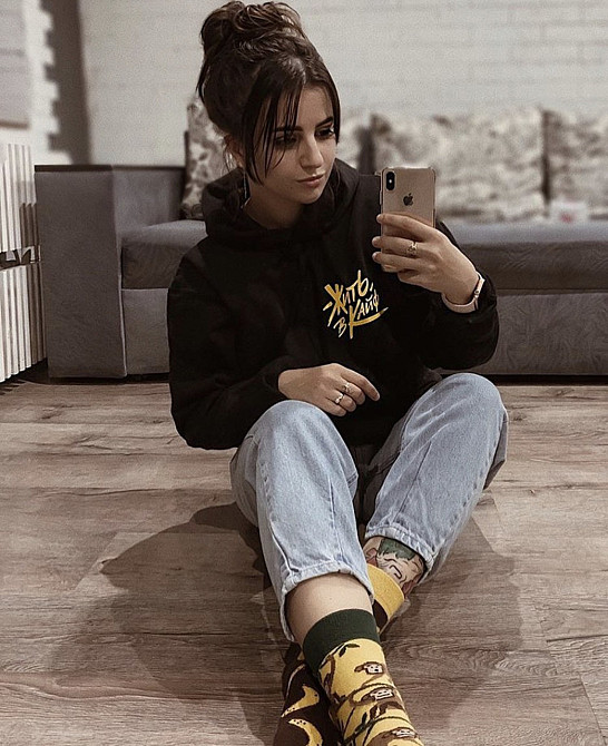 Мужская\Женская толстовка с капюшоном и карманом Макс Корж \ Жить в кайф Черновцы - изображение 1