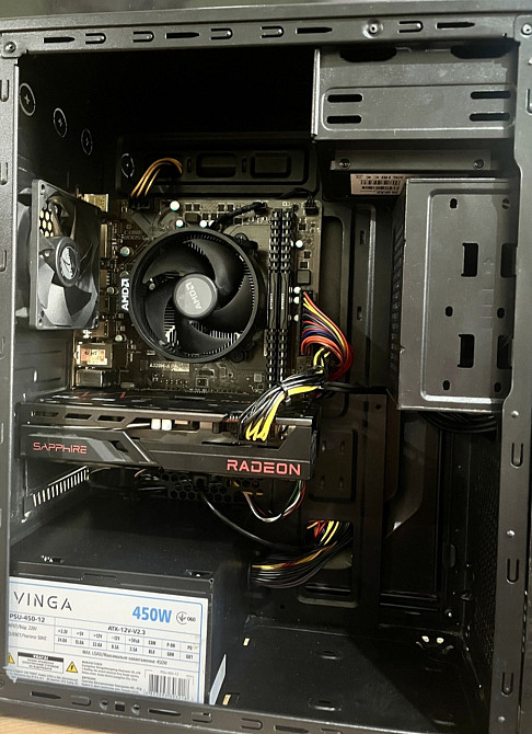 Игровой ПК Компьютер Ryzen 5 2600, RX6600 8Gb. 32Gb. DDR4, 120Gb.SSD. Киев - изображение 7