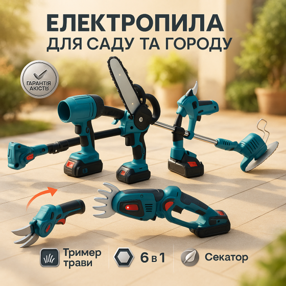 Електропила для дачі та саду, Універсальна пила для саду Компактна електропила обрізки дерев RT-70 Львів