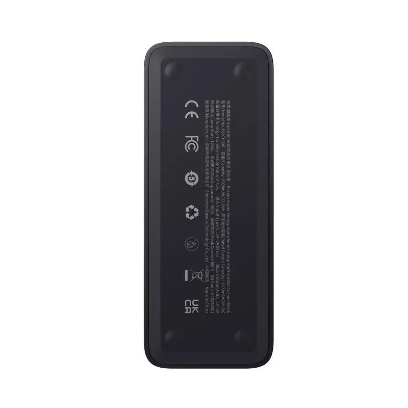 Автомобильное пуско зарядное устройство Baseus Super Energy Alpha Series Jump Starter 600A Cosmic Black Одесса - изображение 4