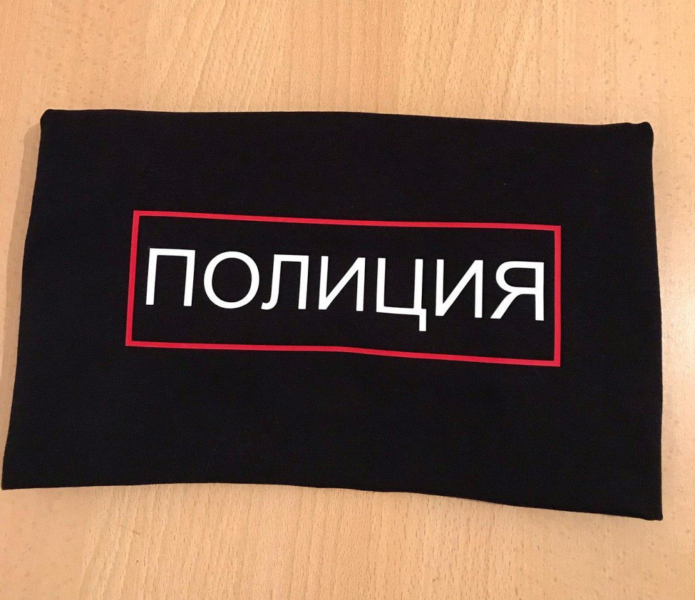 Чоловіча/Жіноча футболка з принтом!  ПОЛІЦІЯ Чернівці - фото 2