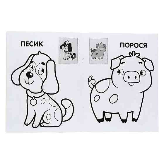 Розмальовка дитяча "Наклей і розмалюй. Пес" Книжковий хмарочос 403709 Вінниця