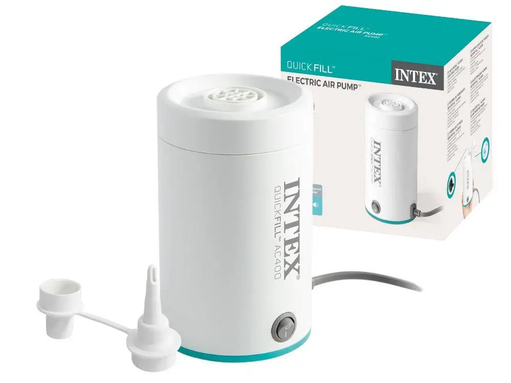 Електричний насос для надувних виробів Intex 400 л/хв Київ - фото 2