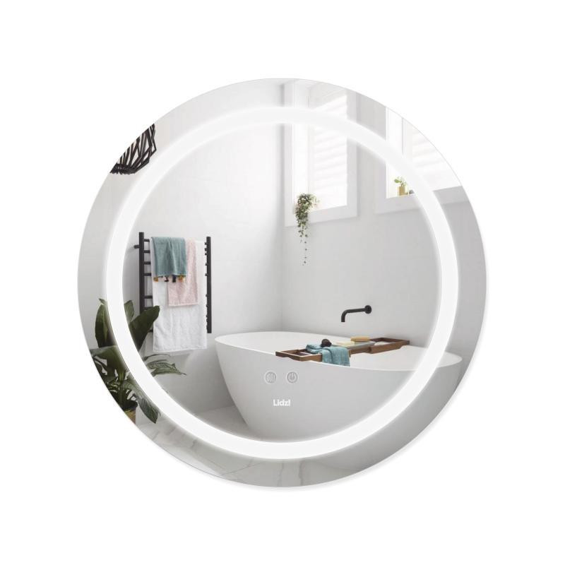 Дзеркало кругле для ванної Lidz Aria R600 з LED-підсвіткою Touch, з антизапотіванням LD78LR600 Харків - фото 1