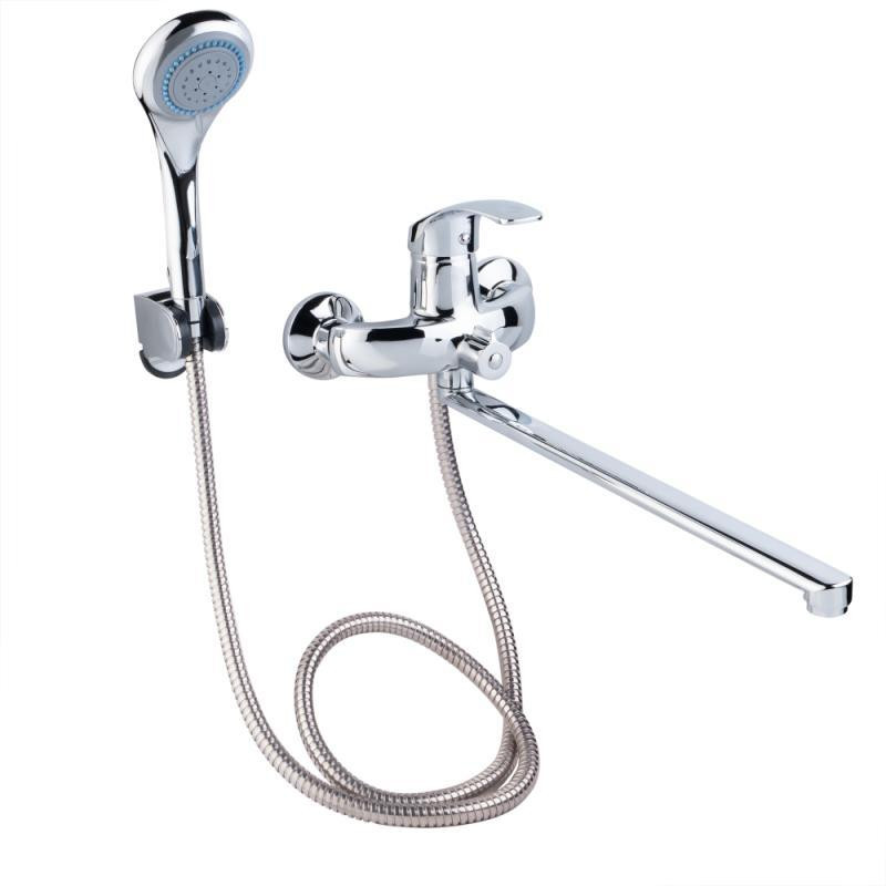 Смеситель для ванны Lidz (CRM) Mars 81 005-1 New с душевым гарнитуром (LIDZCRM8100501) Киев - изображение 1