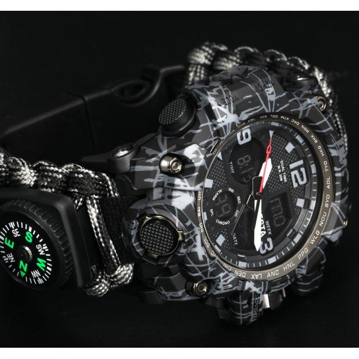 Мужские наручные часы Besta Life Pro с компасом (Серый) Винница - изображение 4