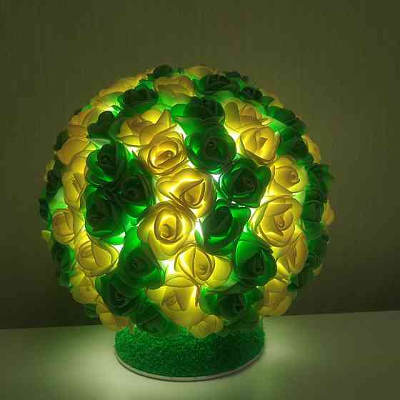 Світильник-нічник "Букет жовто-салатових троянд" Дніпро