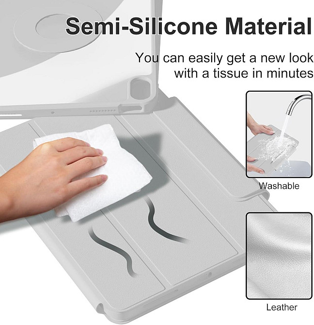 Чохол-клавіатура для iPad mini 7 A17 Pro 2024 / iPad mini 6 2021 8.3 Inch iPad mini 7th/6th Gen Дніпро - фото 5