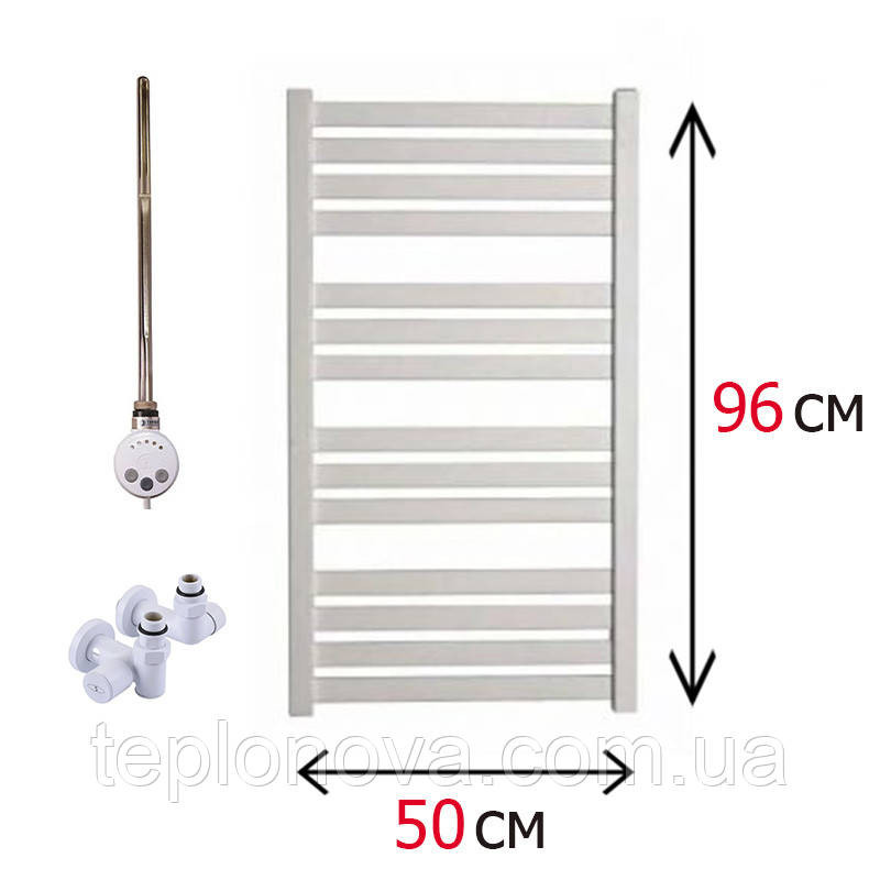 Комбінована Рушникосушка Плоска Біла 960х500 Terma Marta Чернівці - фото 1