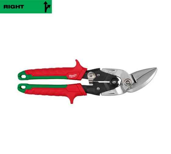 Ножиці по металу офсетні (45 ) MILWAUKEE (правий різ) Одеса