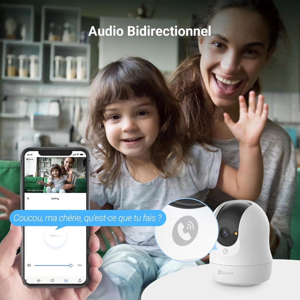 IP-камера EZVIZ C6N G1 4K Wi-Fi 2.4/5 ГГц, 360°, AI виявлення людей і тварин, кольорове нічне бачення, WDR, Alexa Київ - фото 5