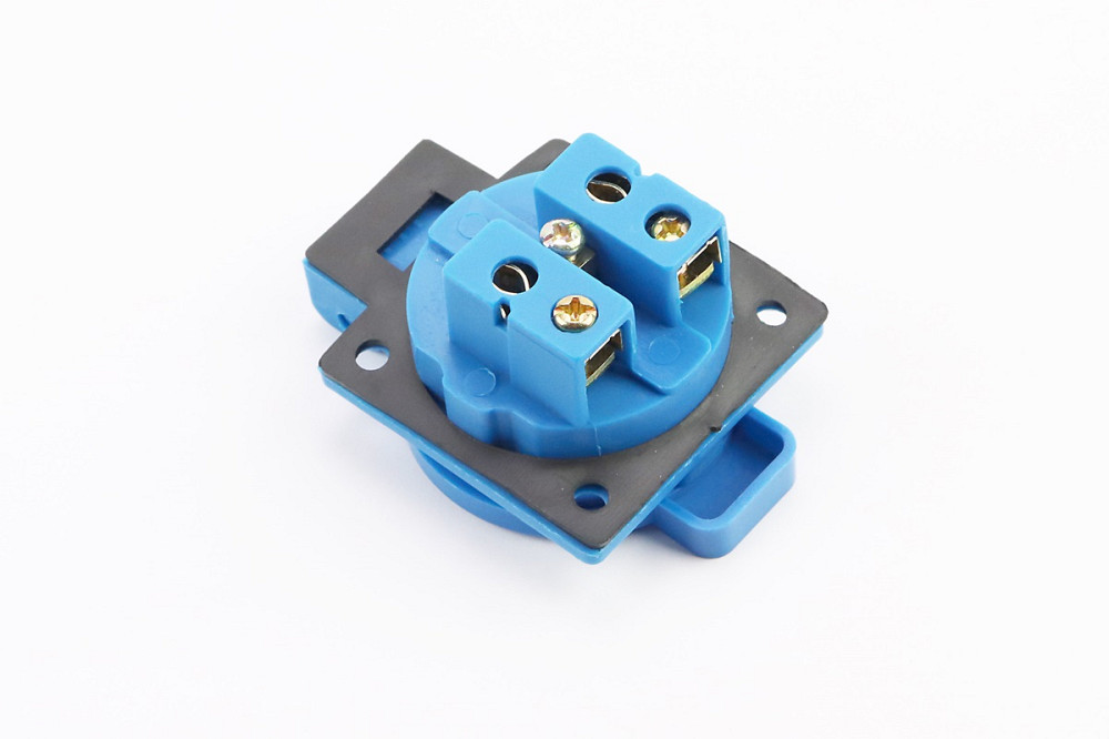 Розетка з кришкою 16A, 250V 2-3,5 кВт, синя Київ - фото 3