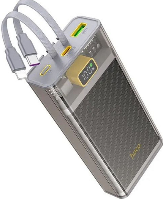 Павербанк зі швидкою зарядкою  20000mAh HOCO J104A гарантія є ОПТ Киев - изображение 6