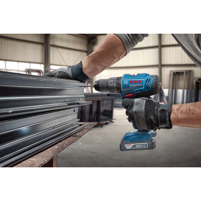 Шуруповерт Bosch GSB 183-LI 18V, 1х2Ah, 21-56Нм, 374-1815 об/хв, кейс, 1.2кг (0.601.9K9.101) Вінниця - фото 2