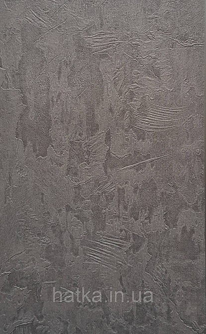 Шпалери вінілові на флізеліні AdaWall Omega1.06х10 під шкіру структурні щільні чорні 23213-6 Київ - фото 1