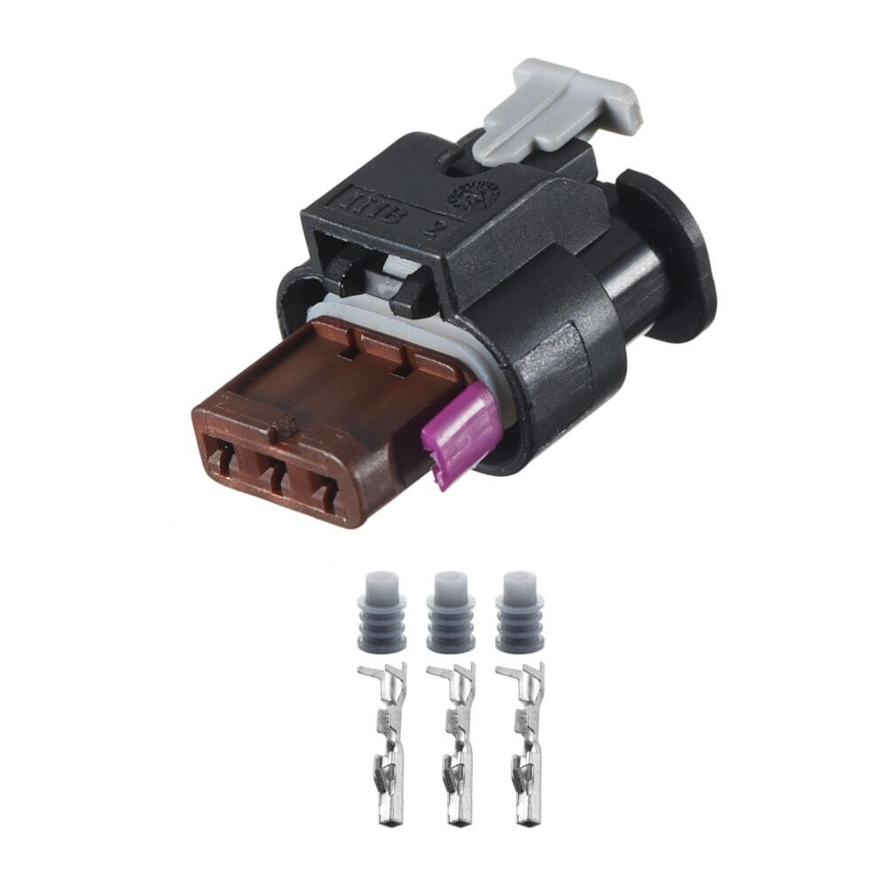 Роз'єм конектор 3-кон., Катушка Зажигания, Дат, Парковки, 4F0973703A, 17186531, 2-1718652-3, Audi, BMW, Bugatti, Ford 40480 Київ - фото 1