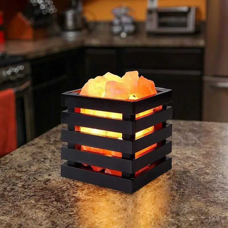 Cоляная лампа с ночником 2-в-1 Doctor-101 Cube. Солевая лампа из гималайской соли Днепр - изображение 1