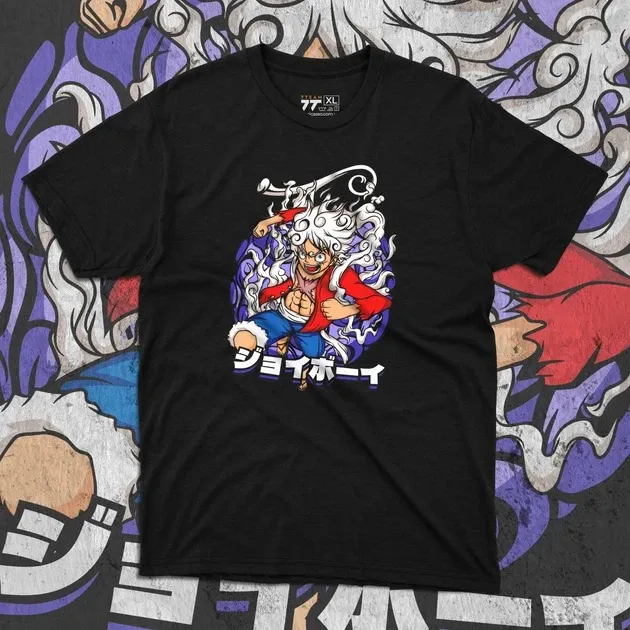 Футболка для підлітка хлопчика з принтом Ван Пис Gomu gomu Fruit Розмір 160 Anime10213 Дніпро - фото 1