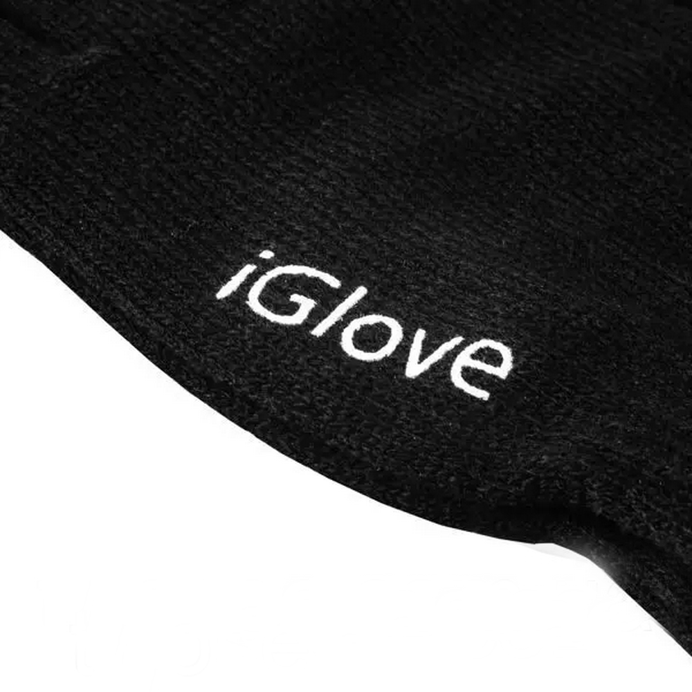Рукавички для сенсорних екранів iGloves, унісекс, Чорні / Сенсорні зимові рукавички для смартфона Київ - фото 4