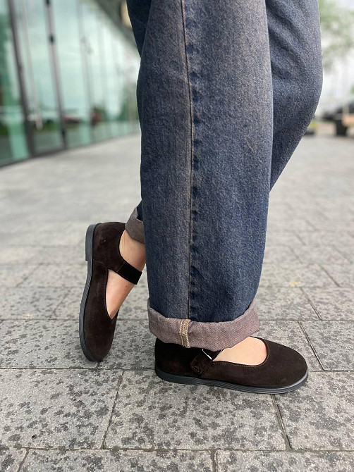 Соната Лофери жіночі Соната Ліліт шоколадні (весна-осінь, замша натуральна) (5851) Коломия - фото 6