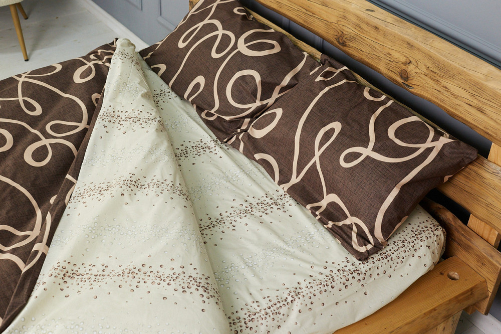 Комплект постільної білизни Ideal Textile бязь з принтом двоспальний євро (56860702) Чернівці - фото 6