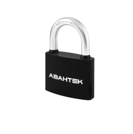 Замок навісний ВС 2950 сталь чорний АВАНТЕК Житомир