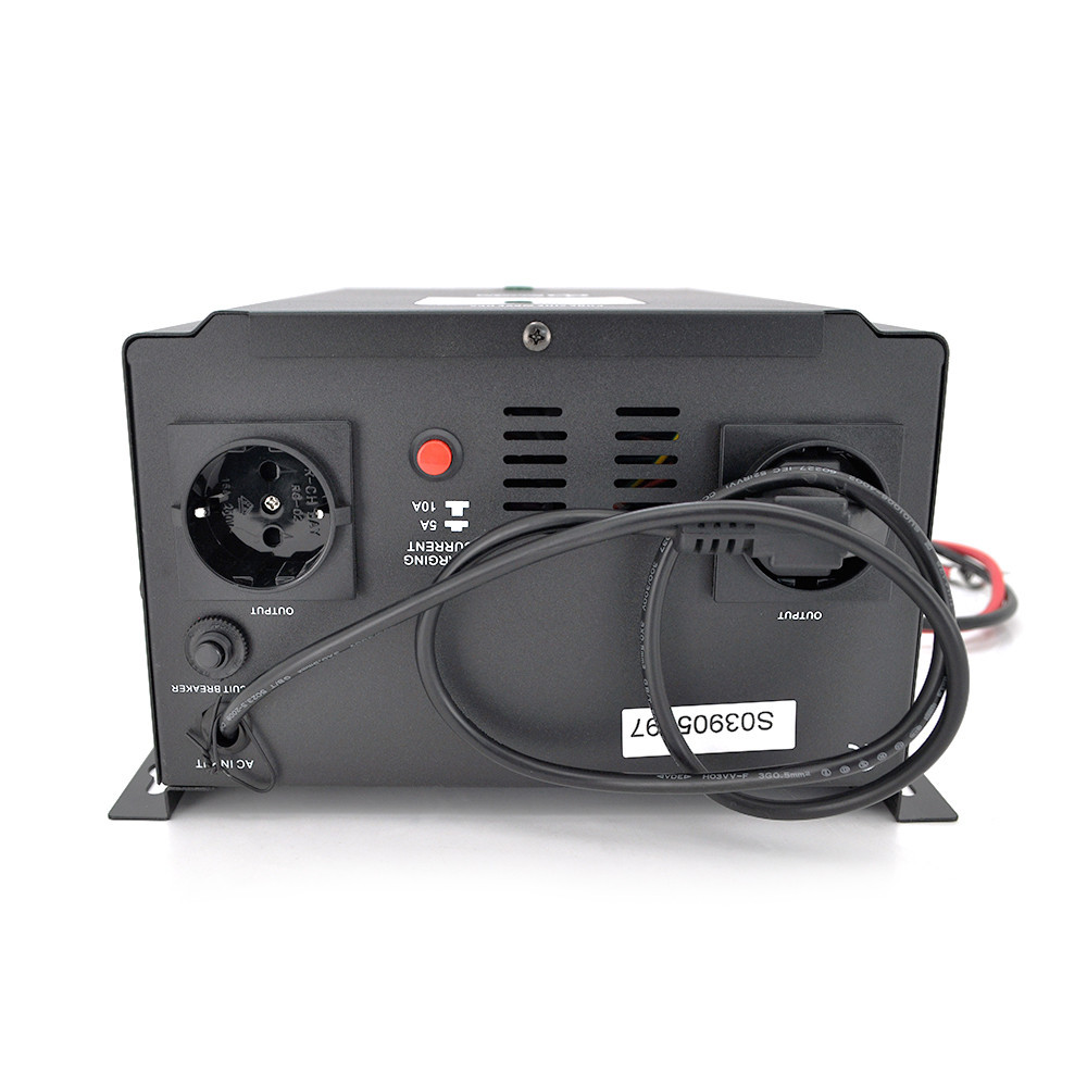 ДБЖ з правильною синусоїдою Europower PSW-EP500WM12 (300 Вт) 5/10А настінний, під зовнішню АКБ 12В , Q2 (355*325*215) 5 кг Київ - фото 6