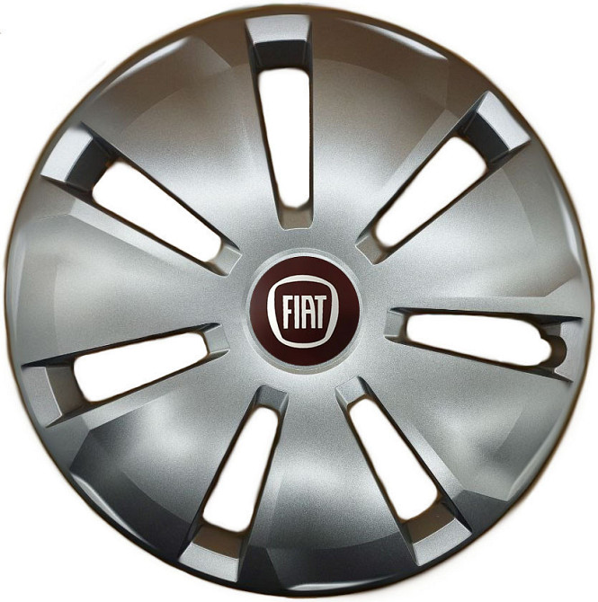 Автомобильные модельные колпаки R16 Fiat 433 4шт, SJS, серебряные Киев - изображение 1