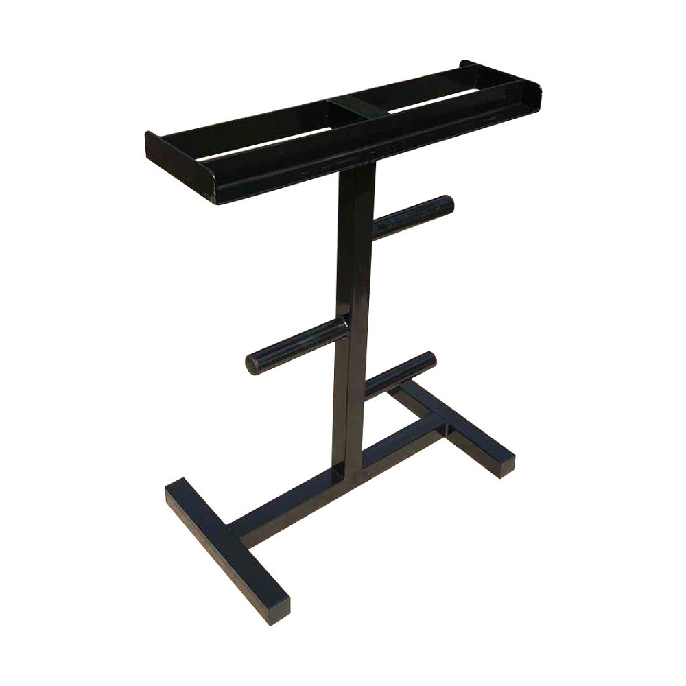 Стійка для зберігання грифів, дисків та гантелей 90 см подовжена KZ-397 профіль 50 на 50 мм Київ - фото 2