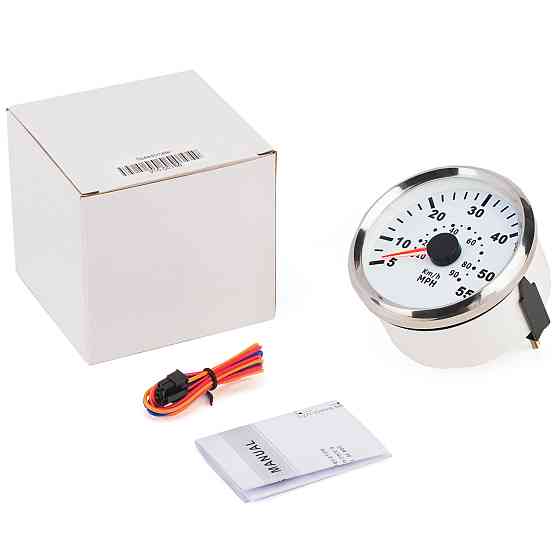 Спідметр ECMS PMS3-WS-55MI діаметр 85 мм, рамка хром, дисплей білий Черкаси