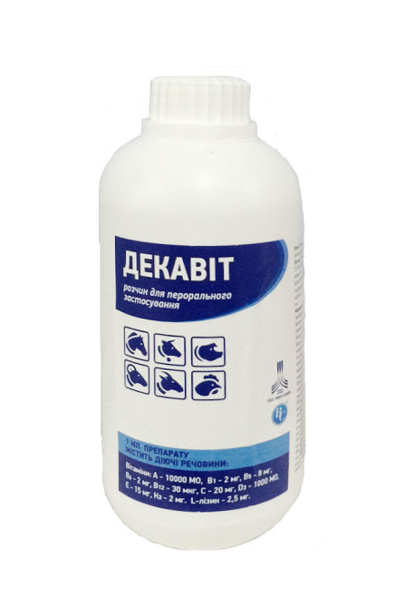 Витаминно-минеральный комплекс Декавит (для домашних животных) 5 л, Ветсинтез Винница - изображение 1