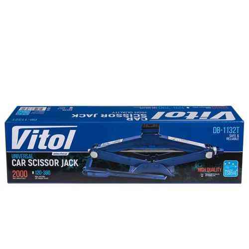 Ромбовидный домкрат 2т с резиновым упором, высота подъема 390 мм, вес 3,2 кг (DB-1132T/ST-113) Харьков