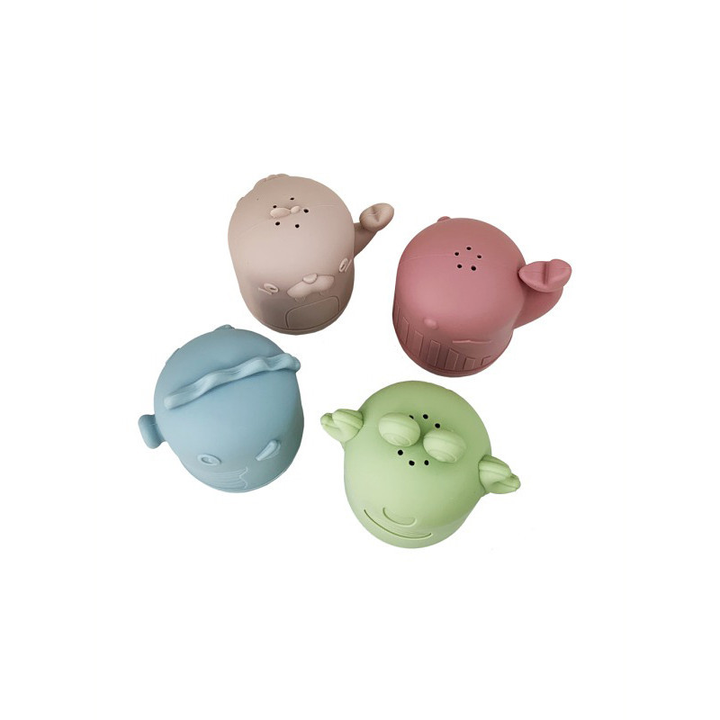 Набір силіконових іграшок для купання "Морські мешканці" MGZ-0927, 4 штуки Вінниця - фото 3