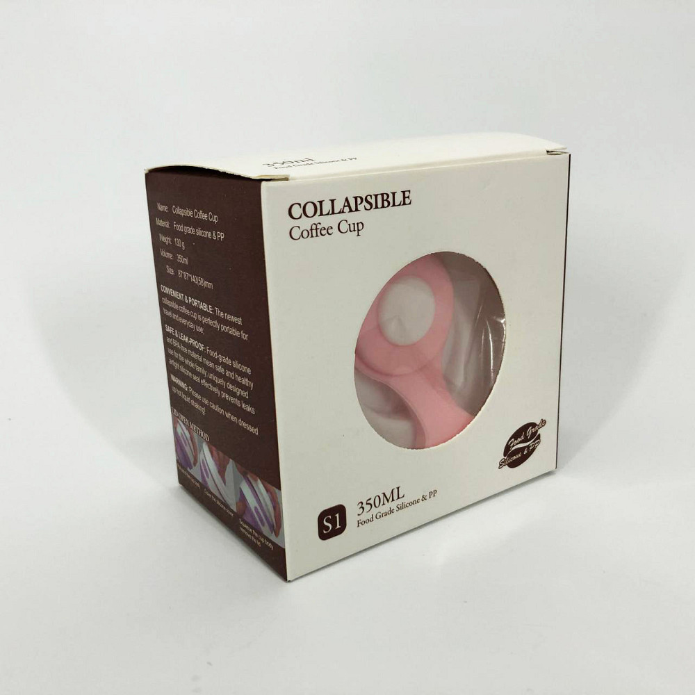 Стакан телескопический 350, Карманная чашка для кофе, Силиконовые стакан, Кружки для подорожей XW-69 Львов - изображение 12